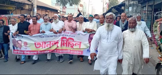 কাপাসিয়ায় তারেক রহমানের মামলায় খালাসে বিএনপির আনন্দ মিছিল