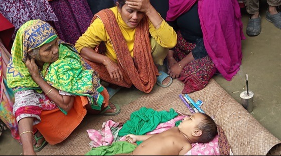 বাসাইলে দুই বছরের শিশু হত্যার অভিযোগ