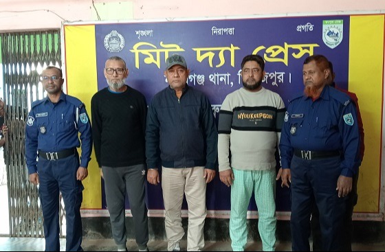 নবাবগঞ্জে আ. লীগের ৪ নেতা গ্রেপ্তার