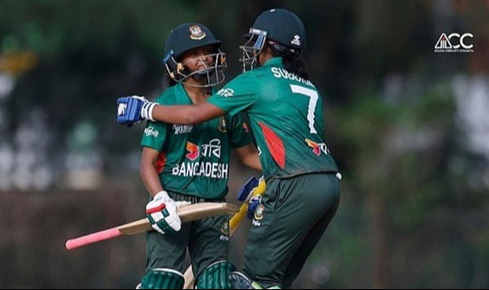 নারী অনূর্ধ্ব-১৯ এশিয়া কাপের ফাইনালে জুনিয়র টাইগ্রেসরা