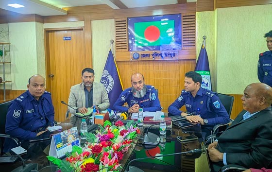 জনগণের পুলিশ হতে চাই: রংপুরে নবাগত এসপি আবু সাইম