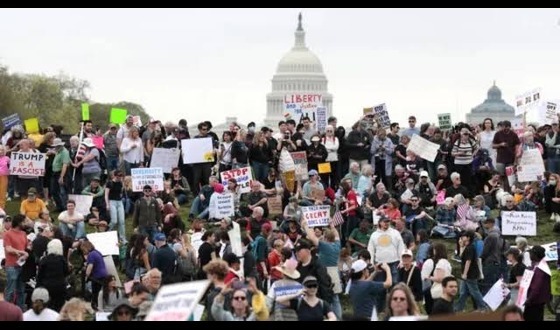 যুক্তরাষ্ট্রে শুরু হলো ট্রাম্পবিরোধী বিক্ষোভ