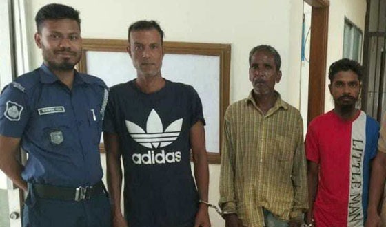 কমলগঞ্জে গাঁজাসহ ৩ মাদক ব্যবসায়ী গ্রেপ্তার