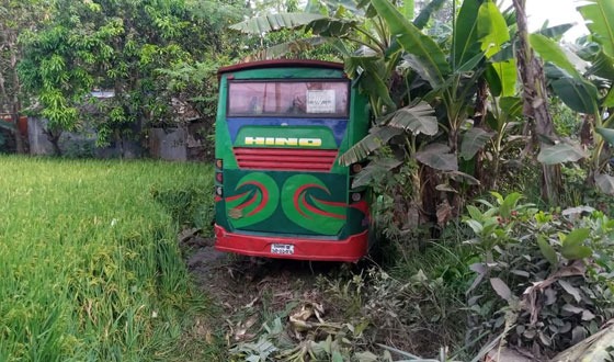 কালিগঞ্জে যাত্রীবাহী বাসের ধাক্কায় নারীর মৃত্যু