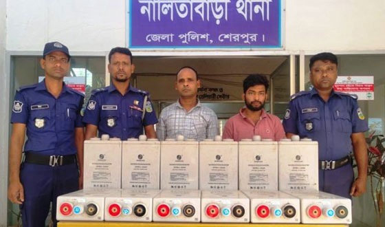 বিটিসিএল অফিসের চুরি হওয়া ১২টি ব্যাটারি উদ্ধার, গ্রেপ্তার ২