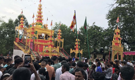 রামুতে বৌদ্ধদের স্বর্গপূরী উৎসবে সম্প্রীতির সম্মিলন