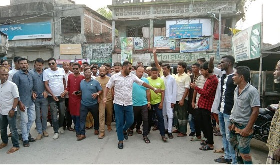 আশাশুনিতে যুবদলের মিছিল ও সমাবেশ