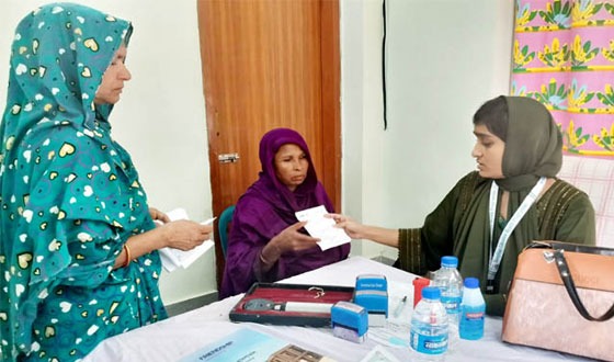 কালিগঞ্জে সাত শতাধিক রোগীকে বিনামূল্যে চক্ষু চিকিৎসাসেবা