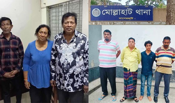মোল্লাহাটে অপহৃত শ্রীলঙ্কান ৩ নাগরিক উদ্ধার, আটক ৪