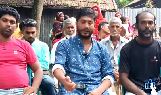 রাজশাহী কৃষি উন্নয়ন ব্যাংকে হামলার প্রধান আসামির প্রকাশ্যে মানববন্ধন ও সংবাদ সম্মেলন