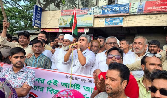 ক্ষেতলাল জুলাই গণঅদ্ভুত্থান দিবসে আনন্দ মিছিল