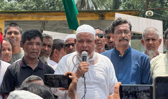 পোরশায় বিএনপির র‌্যালি ও সমাবেশ