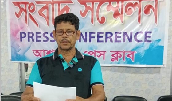 শ্রীউলা আওয়ামীলীগ নেতা রিটুকে বিএনপির সদস্যভুক্তির প্রতিবাদে সংবাদ সম্মেলন