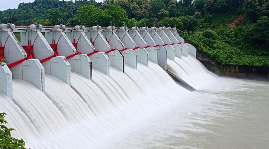 ৭দিন পর বন্ধ করে দেওয়া হলো কাপ্তাই বাঁধের ১৬টি জলকপাট