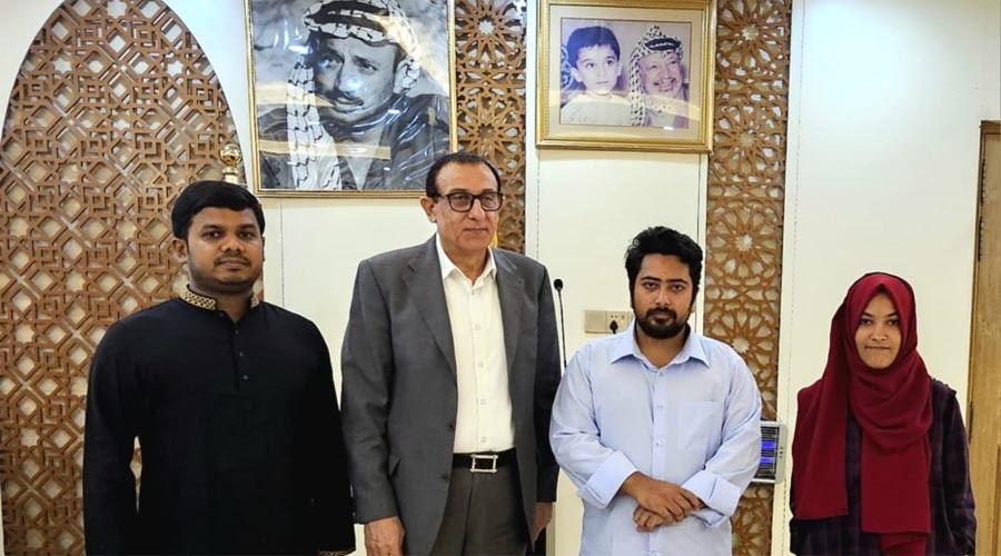 এনসিপি নেতাদের সঙ্গে ফিলিস্তিন রাষ্ট্রদূতের বৈঠক