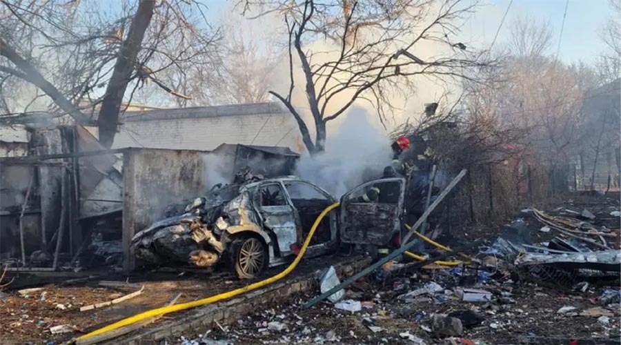 খারকিভে রাশিয়ার ব্যালিস্টিক ক্ষেপণাস্ত্র হামলা, আহত ১১ জন