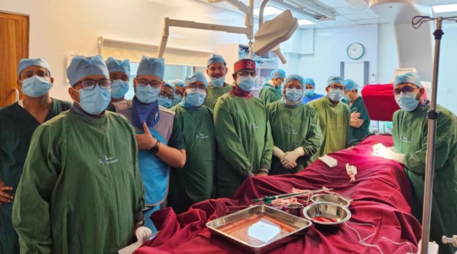 দেশে প্রথমবার বিনা অস্ত্রোপচারে হৃদযন্ত্রে ভেনাস পি-ভালভ প্রতিস্থাপন