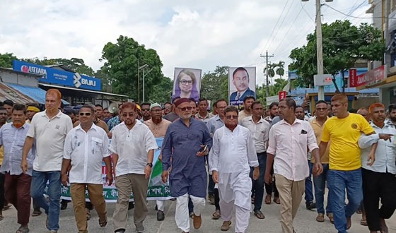 বীরগঞ্জে স্বেচ্ছাসেবক দলের প্রতিষ্ঠাবার্ষিকীতে র‌্যালি ও সভা