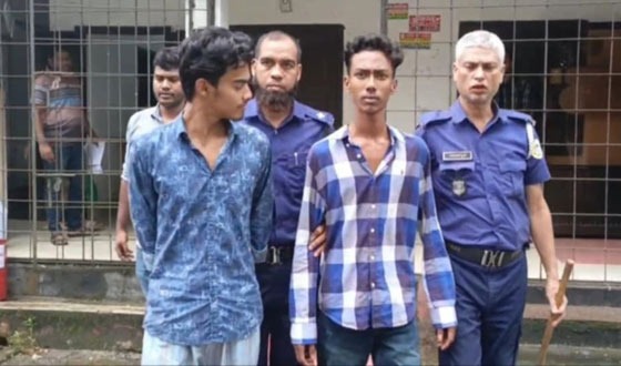 বরগুনায় কিশোর গ্যাং এর ৭ সদস্য গ্রেফতার