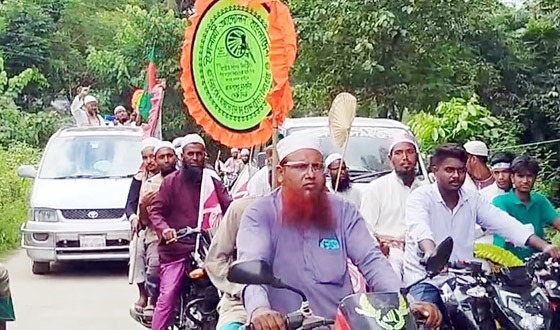 নড়াইল-০১ আসনে ইসলামী আন্দোলনের এমপি প্রার্থীর গণসংযোগ ও মোটরশোভাযাত্রা