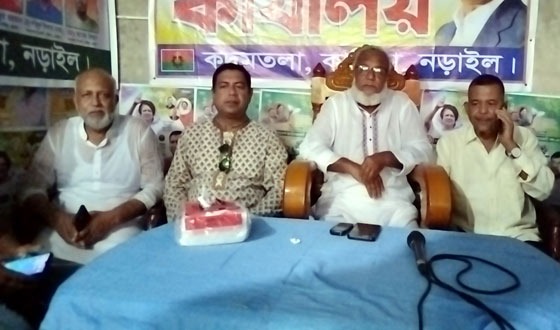 নড়াইলের কদমতলায় বিএনপি কার্যালয় উদ্বোধন