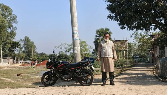 সাপাহার সদর ইউপিতে উন্নয়নের ছোঁয়ায় বদলে গেছে গ্রামীণ জনপদ