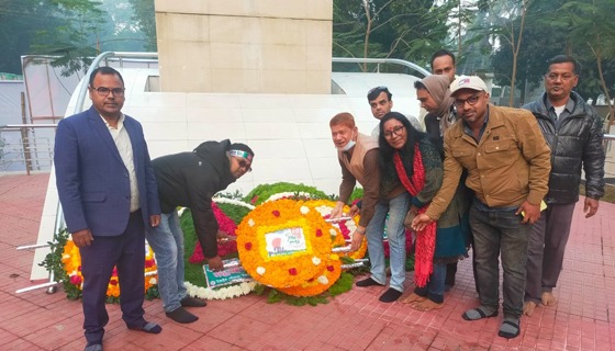 মহান বিজয় দিবসে টাঙ্গাইল প্রিন্ট মিডিয়া অ্যাসোসিয়েশনের শ্রদ্ধা