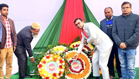 গোমস্তাপুরে মহান বিজয় দিবস পালিত