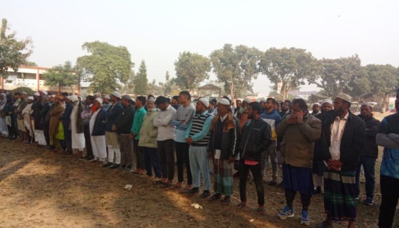 রাণীশংকৈলে শহীদ ওসমান হাদির গায়েবানা জানাযা