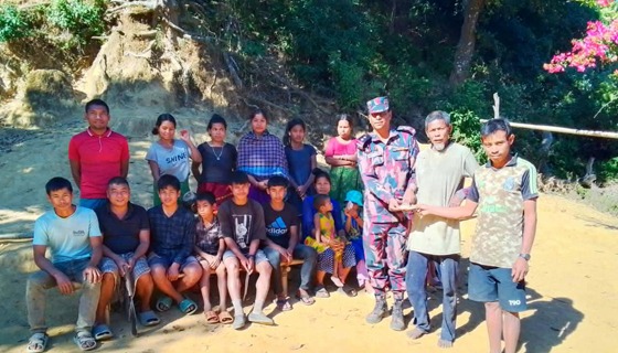 বড়দিন উপলক্ষে সীমান্তে বিজিবির সহায়তা