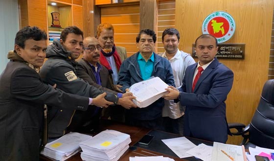 বরিশাল-১ আসনে বিএনপির আব্দুস সোবাহান’র আগৈলঝাড়ায় মনোনয়নপত্র দাখিল