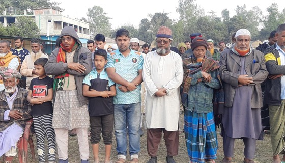 হিলিতে বেগম খালেদা জিয়ার গায়েবানা জানাজা