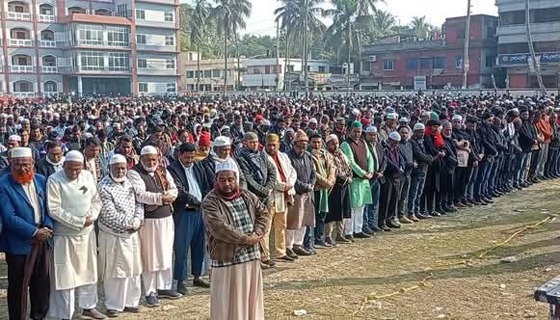 শৈলকুপায় সাবেক প্রধান মন্ত্রী বেগম খালেদা জিয়ার গায়েবানা জানাজা