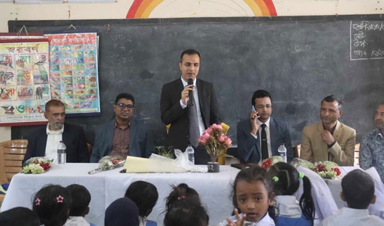 চাঁদপুরে এক'শ সুবিধাবঞ্চিত শিক্ষার্থী পেলো শীতবস্ত্র