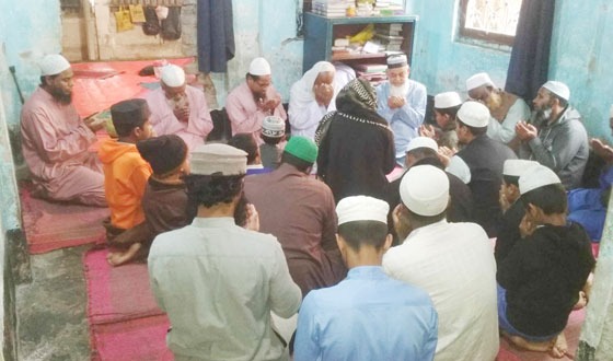 সাদপন্থি তাবলিগ সাথী সুমনের রুহের মাগফেরাতে দোয়া মাহফিল