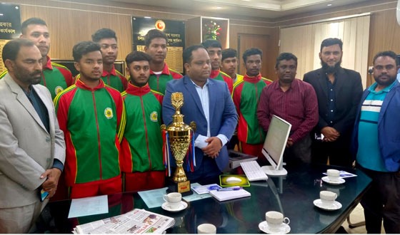 প্রথমবার কাবাডিতে চ্যাম্পিয়ন ত্রিশাল