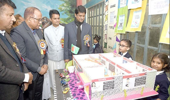 সেন্ট ফিলিপস্ স্কুল এন্ড কলেজে বার্ষিক আন্তঃশ্রেণি বিজ্ঞান ও প্রযুক্তি মেলার উদ্বোধন