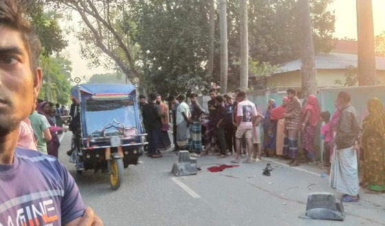 পাংশায় বাইক দুর্ঘটনায় দুই কিশোরের মৃত্যু