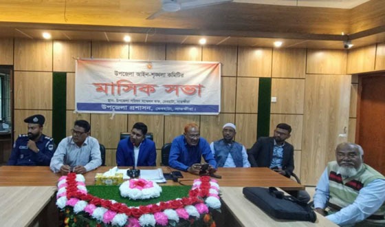 দেবহাটায় উপজেলা আইনশৃঙ্খলা ও উন্নয়ন সমন্বয় সভা