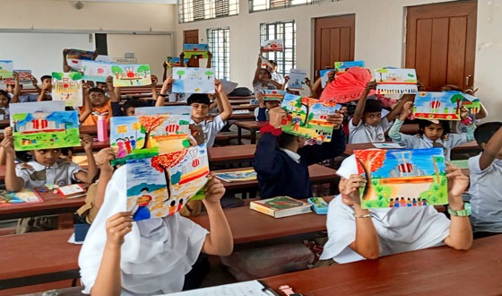 আন্তর্জাতিক মাতৃভাষা দিবস উপলক্ষে নড়াইলে চিত্রাঙ্কন প্রতিযোগিতা