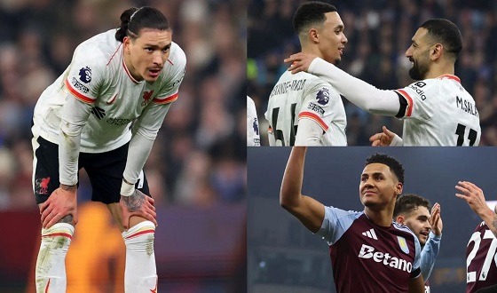 অ্যাস্টন ভিলার সাথে পয়েন্ট খোয়ালো লিভারপুল