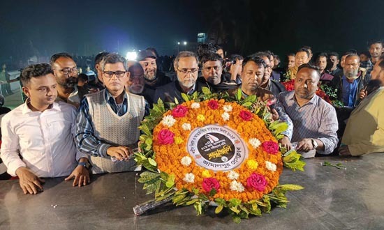 জামালপুরে ভাষা শহীদদের প্রতি শ্রদ্ধা