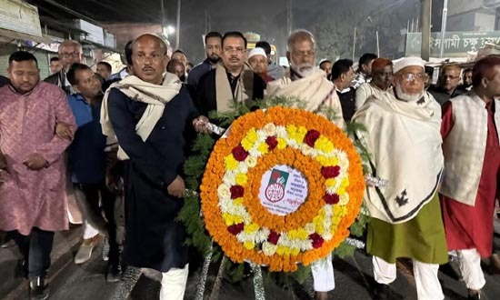 শরীয়তপুরে শহিদ দিবস ও আন্তর্জাতিক মাতৃভাষা দিবস পালিত