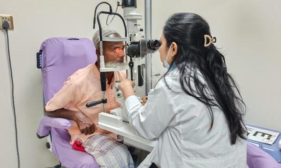 গফরগাঁওয়ে ফ্রি চক্ষু চিকিৎসা শিবির অনুষ্ঠিত