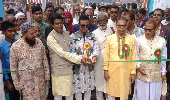 মান্দায় অনন্য বই মেলা অনুষ্ঠিত