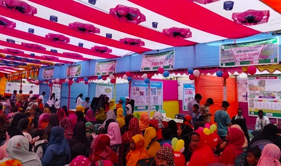 ঝিনাইগাতীতে দিনব্যাপী পুষ্টি মেলা