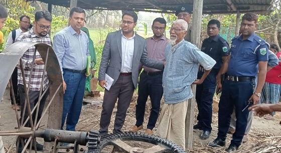 নর্থ বেঙ্গল সুগার মিল এলাকায় ৮টি মাড়াইকল জব্দ-জরিমানা