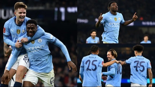 সালফোর্ডের জালে ম্যানসিটির গোল বন্যা