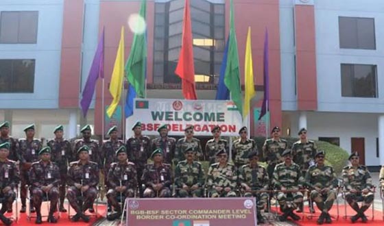 বেনাপোলে বিজিবি-বিএসএফের সেক্টর কমান্ডার পর্যায়ে সমন্বয় সভা
