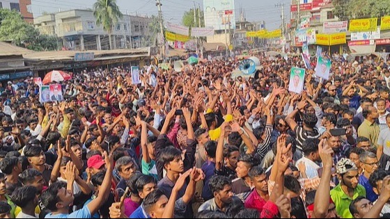 শেরপুরে ৩১ দফা বাস্তবায়নে বিএনপির গণ মিছিল